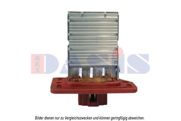 700125N AKS+DASIS Heating / Ventilation Resistor, interior blower