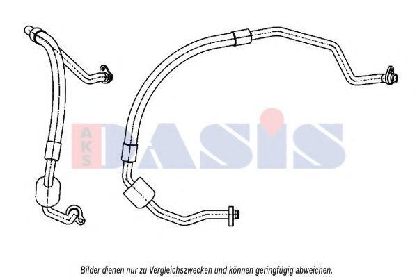 885868N AKS+DASIS Air Conditioning Low Pressure Line, air conditioning