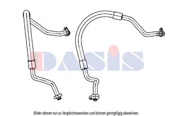 885869N AKS+DASIS Air Conditioning Low Pressure Line, air conditioning