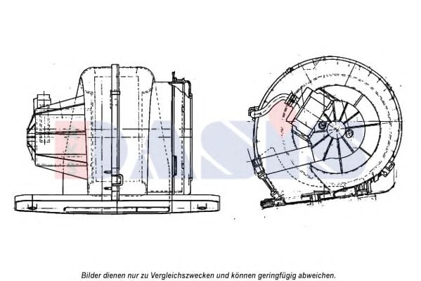 188067N AKS+DASIS Heating / Ventilation Interior Blower