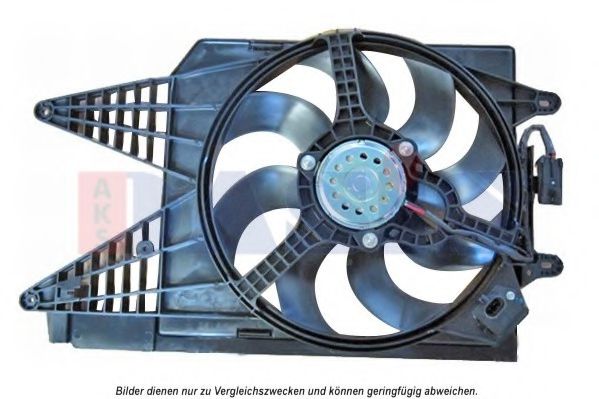 088143N AKS DASIS Fan, radiator