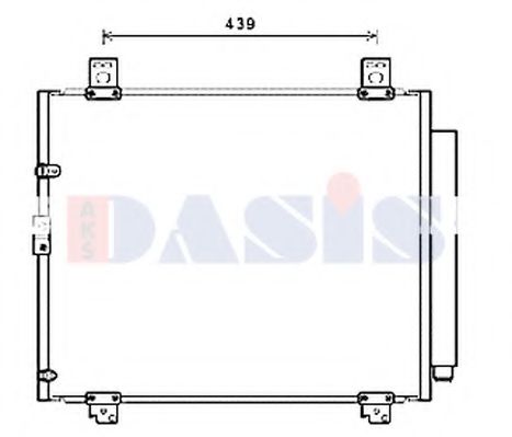 212112N AKS+DASIS Air Conditioning Condenser, air conditioning
