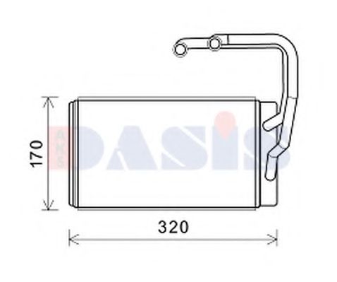 569028N AKS+DASIS Heating / Ventilation Heat Exchanger, interior heating