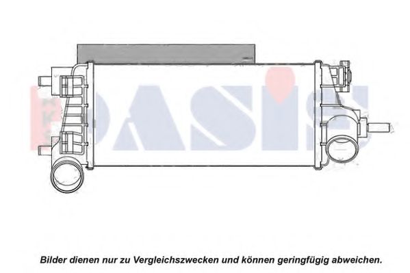 100084N AKS+DASIS Cooling System Radiator, engine cooling