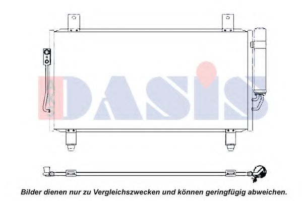 142035N AKS+DASIS Air Conditioning Condenser, air conditioning