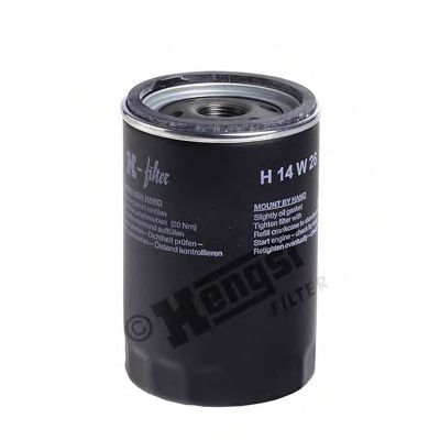 H14W26 HENGST+FILTER Lubrication Oil Filter