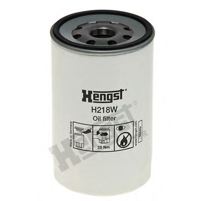 H218W HENGST+FILTER Lubrication Oil Filter