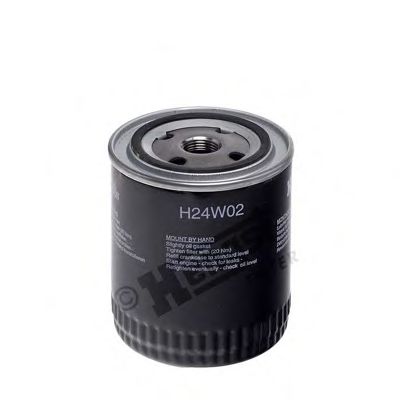 H24W02 HENGST+FILTER Lubrication Oil Filter