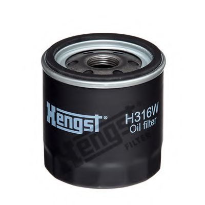H316W HENGST+FILTER Lubrication Oil Filter