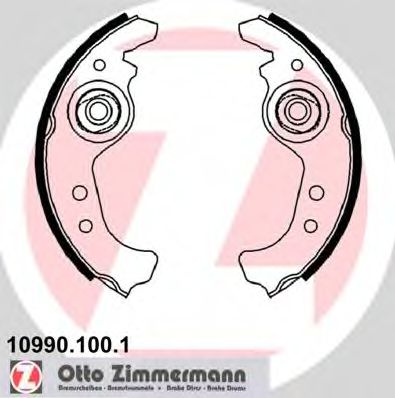 10990.100.1 ZIMMERMANN Brake System Brake Shoe Set
