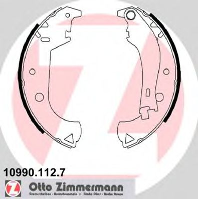 10990.112.7 ZIMMERMANN Brake System Brake Shoe Set