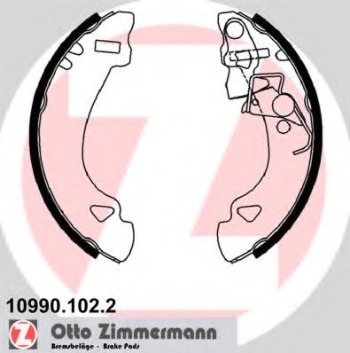 10990.102.2 ZIMMERMANN Brake System Brake Shoe Set