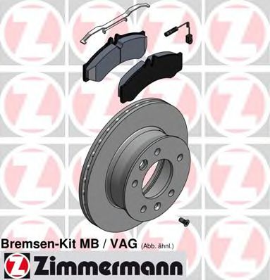 640.4313.00 ZIMMERMANN Brake System Brake Set, disc brakes