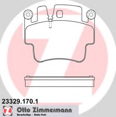 23329.170.1 ZIMMERMANN Brake System Brake Pad Set, disc brake
