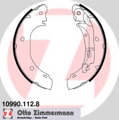 10990.112.8 ZIMMERMANN Brake System Brake Shoe Set
