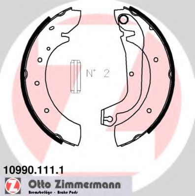 10990.111.1 ZIMMERMANN Brake System Brake Shoe Set