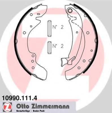 10990.111.4 ZIMMERMANN Тормозная система Комплект тормозных колодок