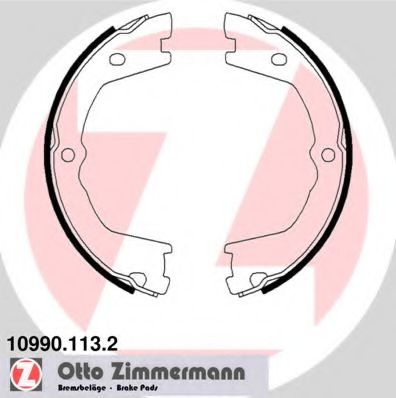 10990.113.2 ZIMMERMANN Brake System Brake Shoe Set