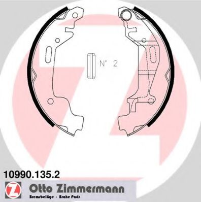 10990.135.2 ZIMMERMANN Bremsbackensatz