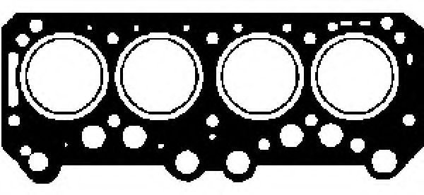 H12760-10 GLASER Прокладка, головка цилиндра