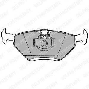 LP1423 DELPHI Brake Pad Set, disc brake