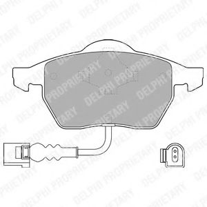 LP1525 DELPHI Brake System Brake Pad Set, disc brake
