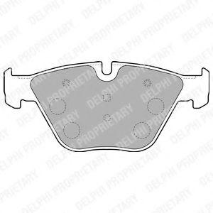 LP1794 DELPHI Brake Pad Set, disc brake