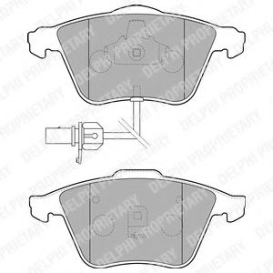 LP1825 DELPHI Brake Pad Set, disc brake