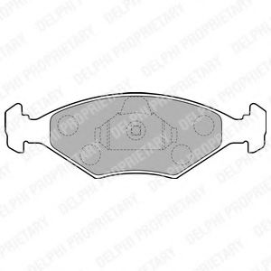 LP1854 DELPHI Brake System Brake Pad Set, disc brake