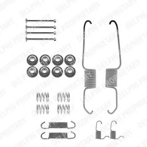 LY1185 DELPHI Brake System Accessory Kit, brake shoes