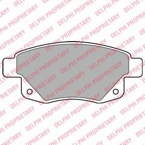 LP1955 DELPHI Brake Pad Set, disc brake