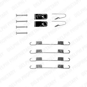 LY1157 DELPHI Brake System Accessory Kit, brake shoes