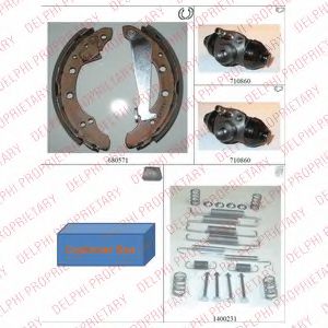 1059 DELPHI Wheel Suspension Wheel Bearing Kit