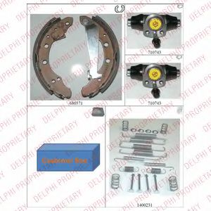 851 DELPHI Wheel Bearing Kit