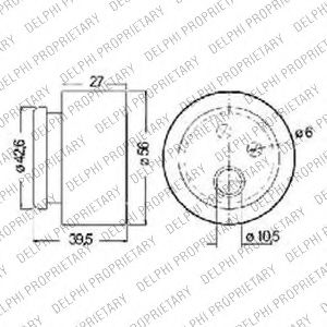 KDB163 DELPHI Timing Belt Kit