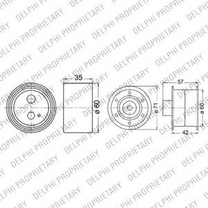 KDB231 DELPHI Timing Belt Kit