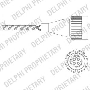 ES11048-12B1 DELPHI Lambda Sensor