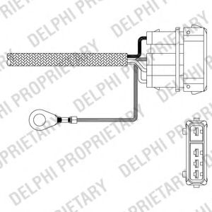 ES11010-12B1 DELPHI Lambda Sensor