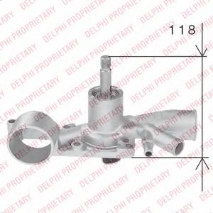 WP1122 DELPHI Water Pump & Timing Belt Kit