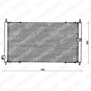 TSP0225031 DELPHI Condenser, air conditioning