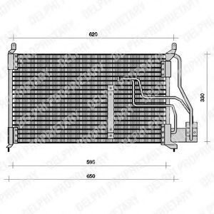 TSP0225048 DELPHI Condenser, air conditioning