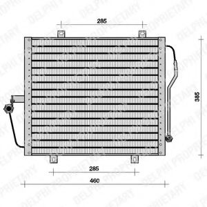 TSP0225056 DELPHI Condenser, air conditioning