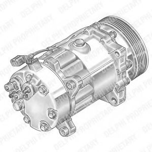 TSP0155060 DELPHI Air Conditioning Compressor, air conditioning