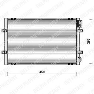 TSP0225091 DELPHI Condenser, air conditioning