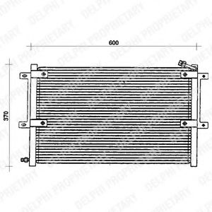 TSP0225100 DELPHI Condenser, air conditioning