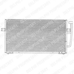 TSP0225143 DELPHI Condenser, air conditioning