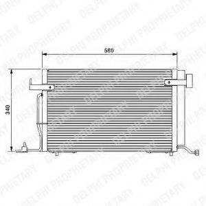 TSP0225176 DELPHI Condenser, air conditioning