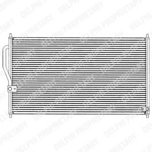 TSP0225206 DELPHI Condenser, air conditioning