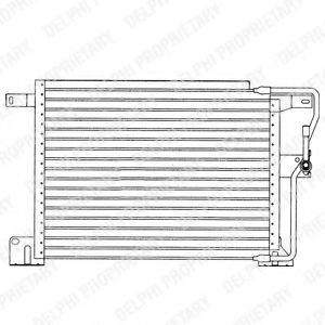 TSP0225207 DELPHI Condenser, air conditioning