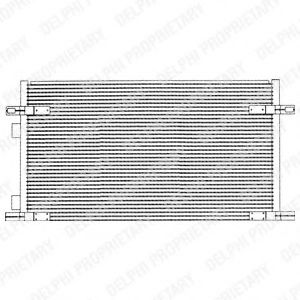 TSP0225212 DELPHI Condenser, air conditioning